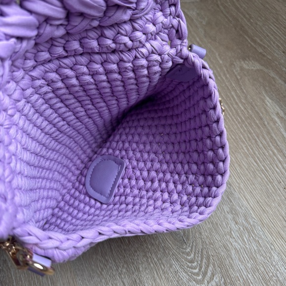 Moda Luxe annalise crossbody bag purse purple gold - Picture 9 of 9